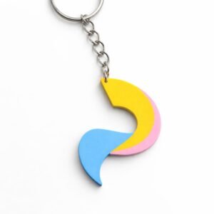Llavero Silueta Logo Impreso 3D