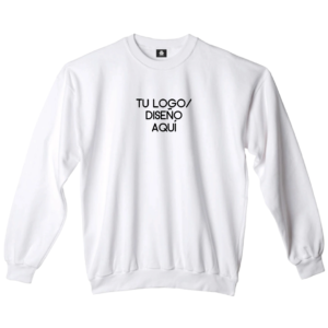 Buzo Cuello Redondo de Algodón Personalizado