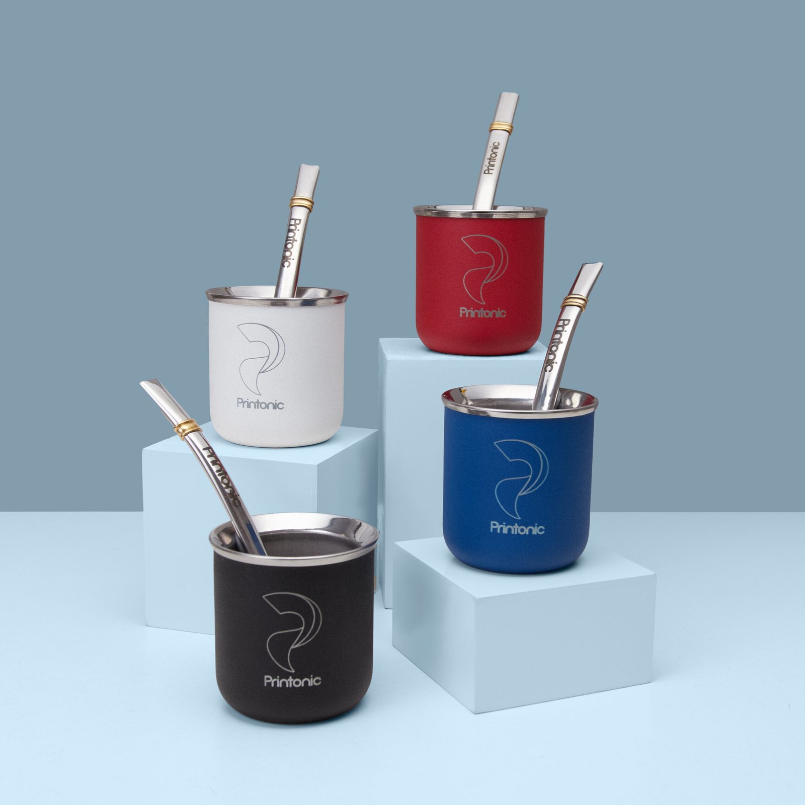 Mate Térmico Acero Inoxidable Personalizado Tu Logo - Imagen 2