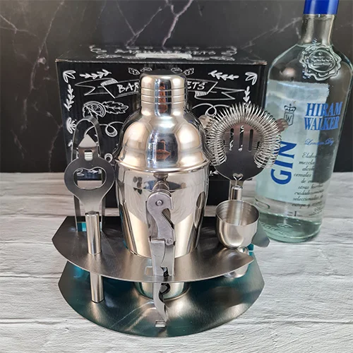 Set de Coctelería 7 Piezas Acero Inoxidable